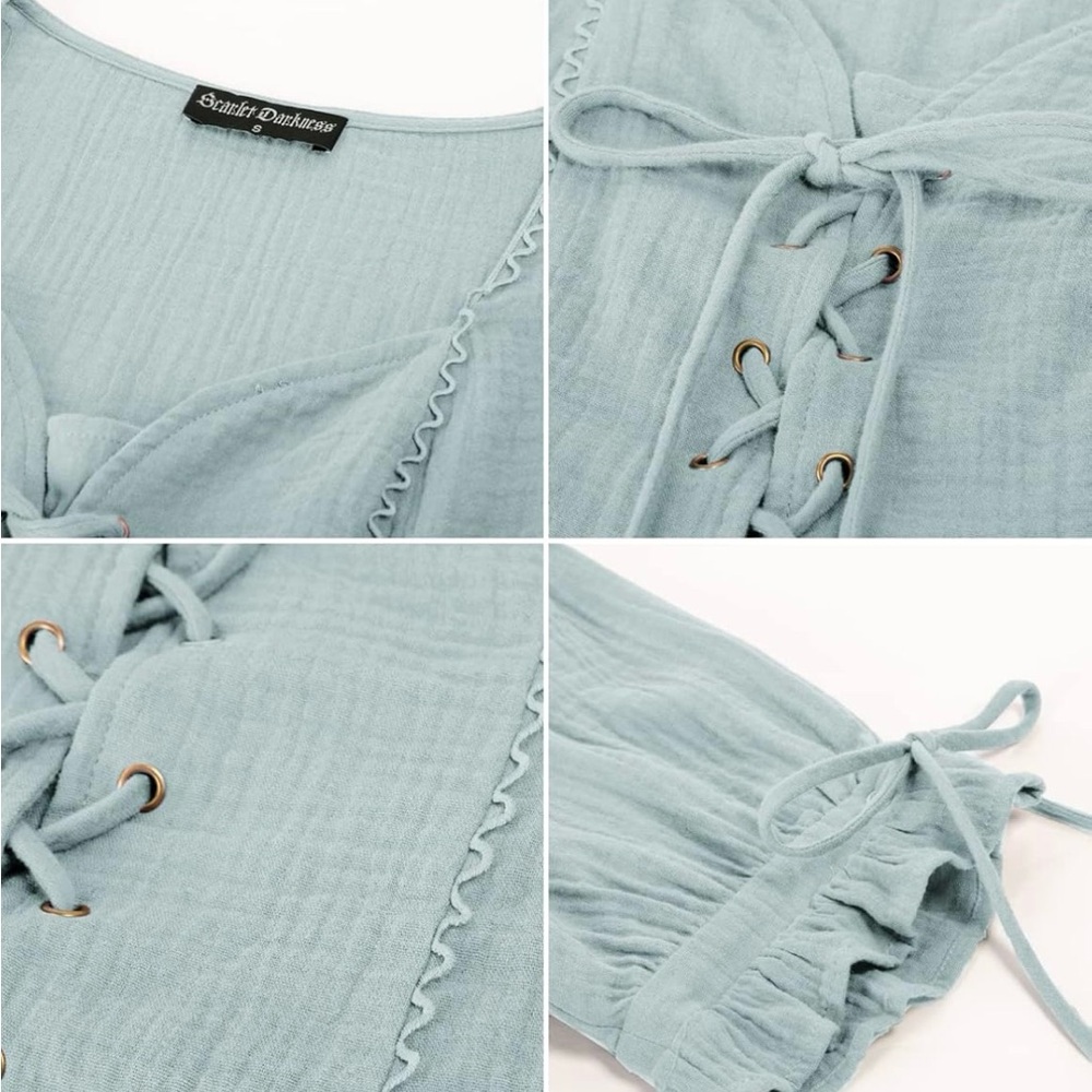 Women’s Renaissance Blouse - Picture 3 of 7